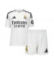 Günstige Real Madrid Luka Modric #10 Heimtrikotsatz Kinder 2024-25 Kurzarm (+ Kurze Hosen)